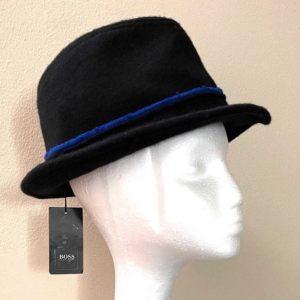 New Boss Hugo Boss Pork Pie Logo Hat